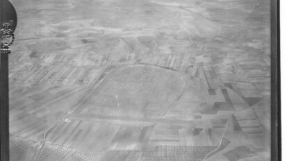 Fotografía aérea del campo de aviación (1938).