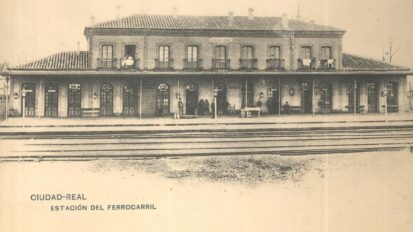 Estación de Ferrocarril, hacia 1904 Fuente BNE