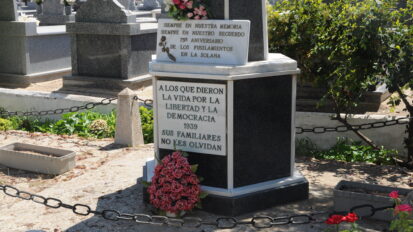 Monumento en La Solana. Fuente: Mapas de Memoria.