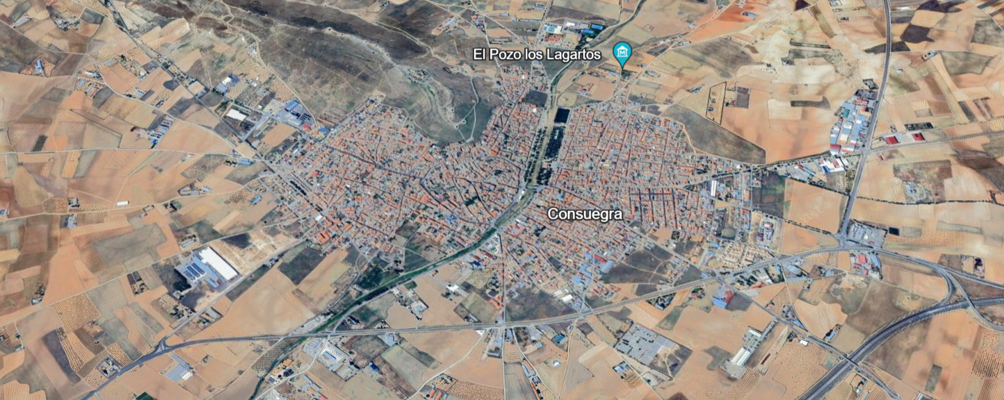 Consuegra. Elaboración propia mediante Google Earth
